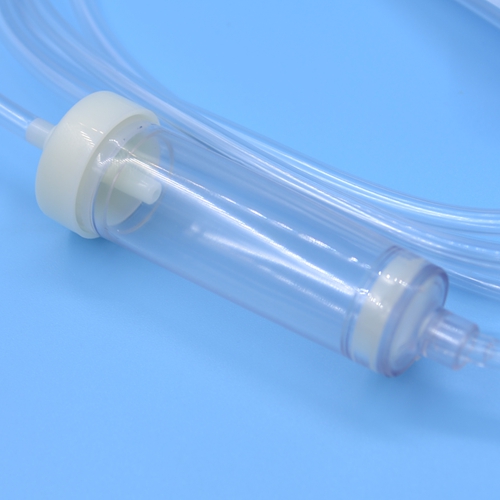 Disposable Infusion set With Fluild Filter and needle vent /stylePlastic Spike＆ Steel Spike