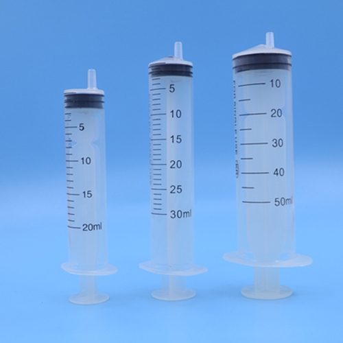 Disposable Eccentric trip  3-part syringe