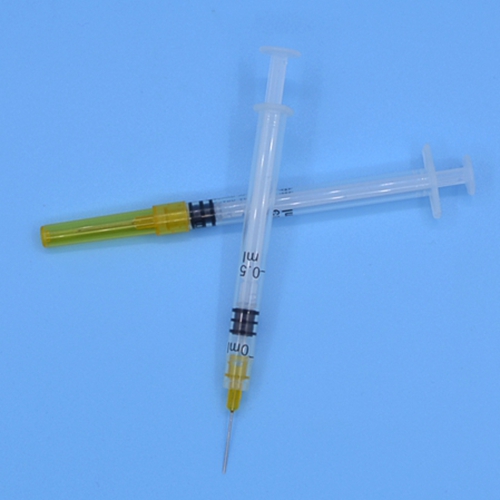  Disposable 0.5ML self destruction insulin syringe