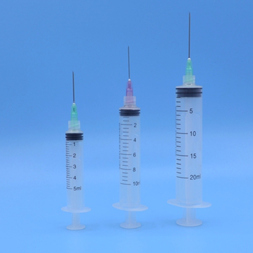 Disposable slip lock type safey type Syinge with needle