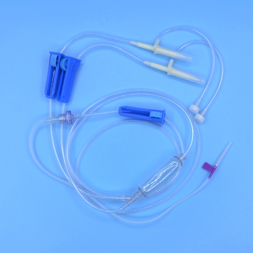 Disposable Infusion Set with Plastic two pin inserts customizing size： scst-2