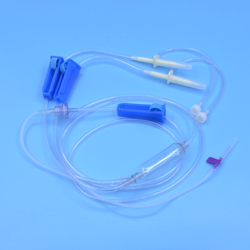 Disposable Infusion Set with Plastic two pin inserts customizing size： scst-2