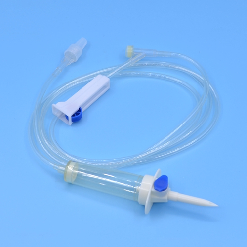 Disposable infusion set with Special  L_SIZE Injection molding drip bucket