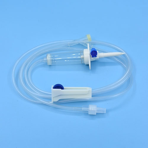 Infusion set with Special L_SIZE Injection molding drip bucket